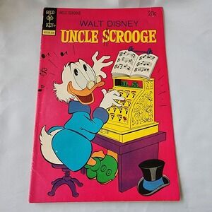 Walt Disney Uncle Scrooge Comic Book Gold Key 1971 Vintage Collectible VG Key OG